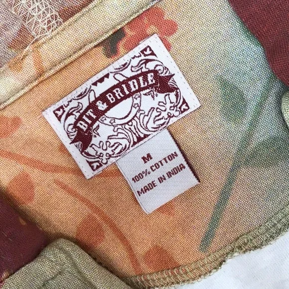 Bit & Bridle embroidered zip front hoodie M - Picture 9 of 11